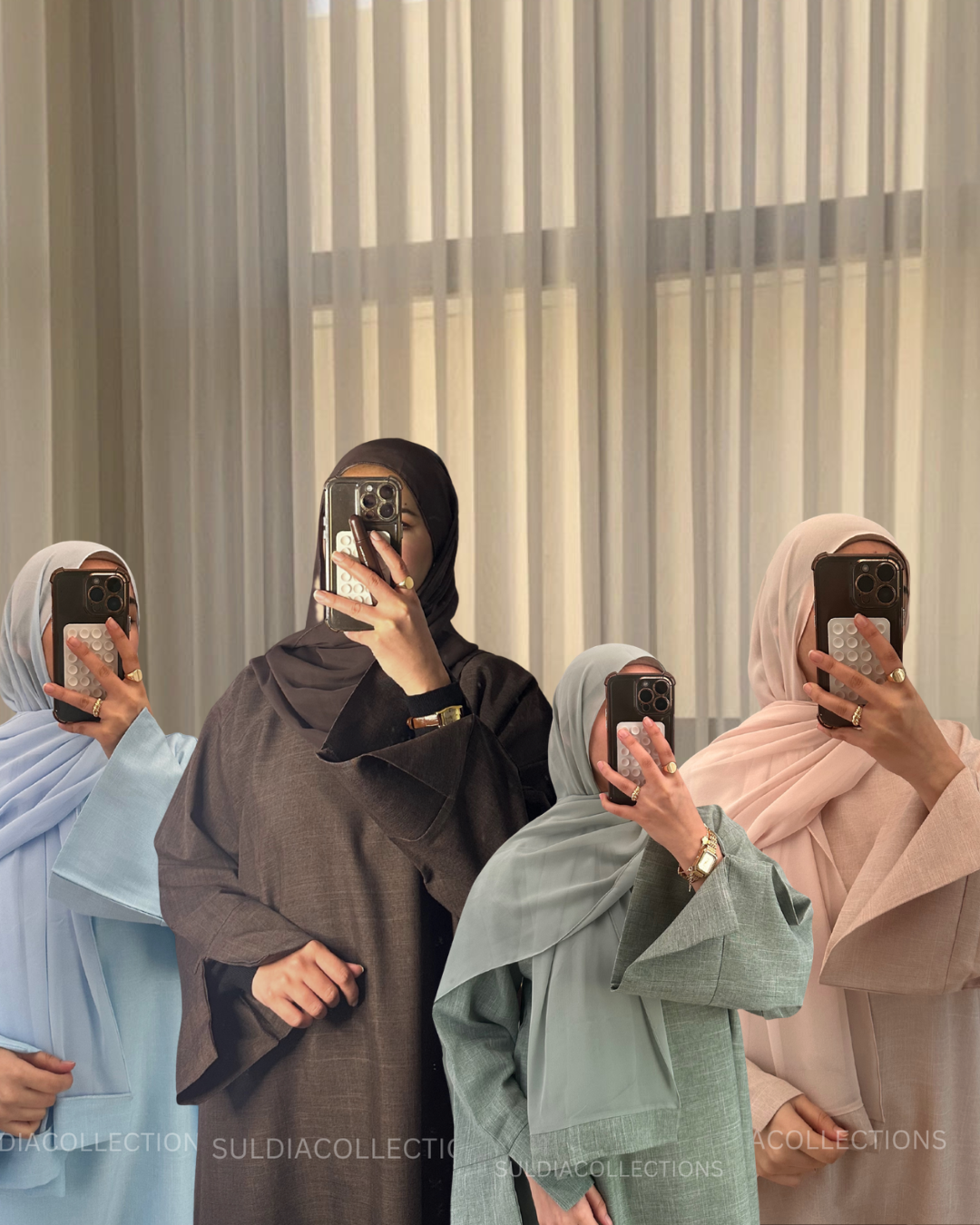 Linen Abayas 4 colours