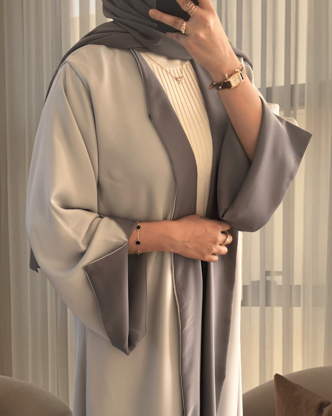 Huda Double-Sided Abaya