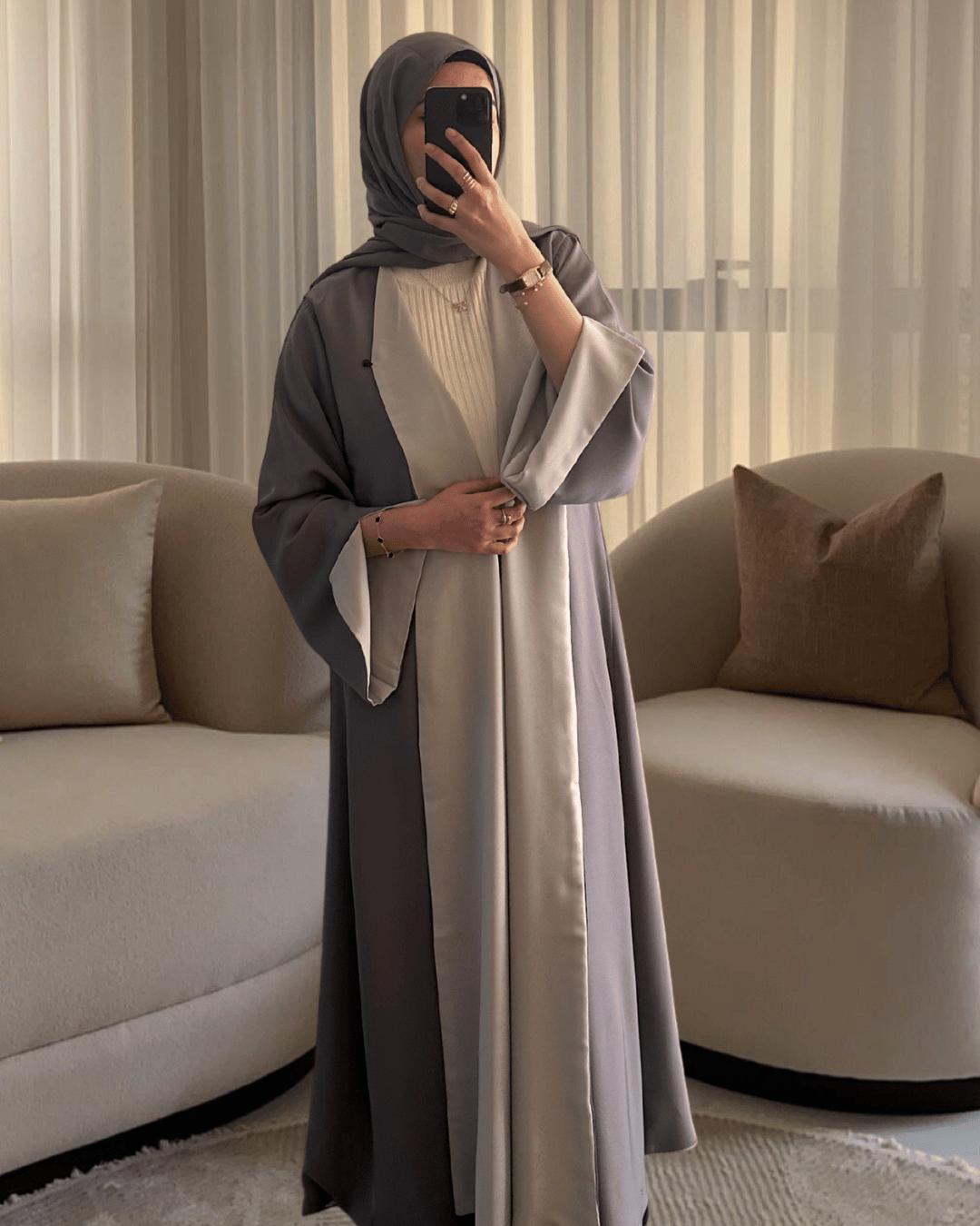 Huda Double-Sided Abaya