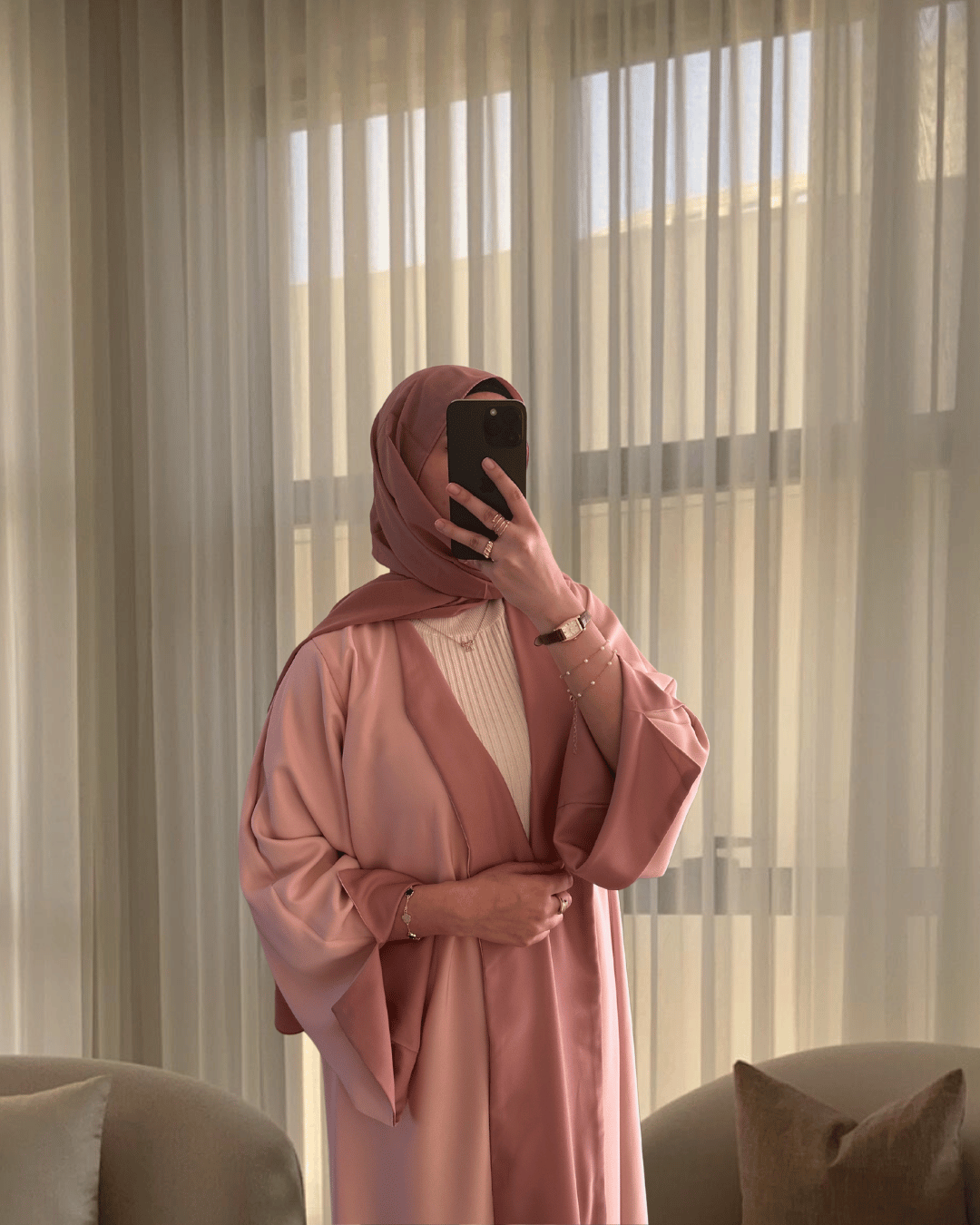 Rosa Double-Sided Abaya