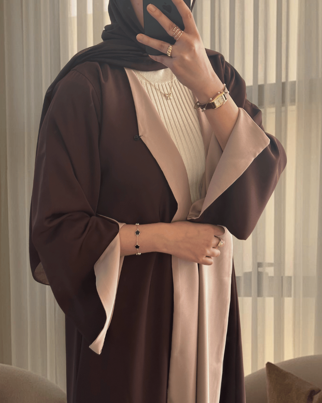 Basmah Double-Sided Abaya