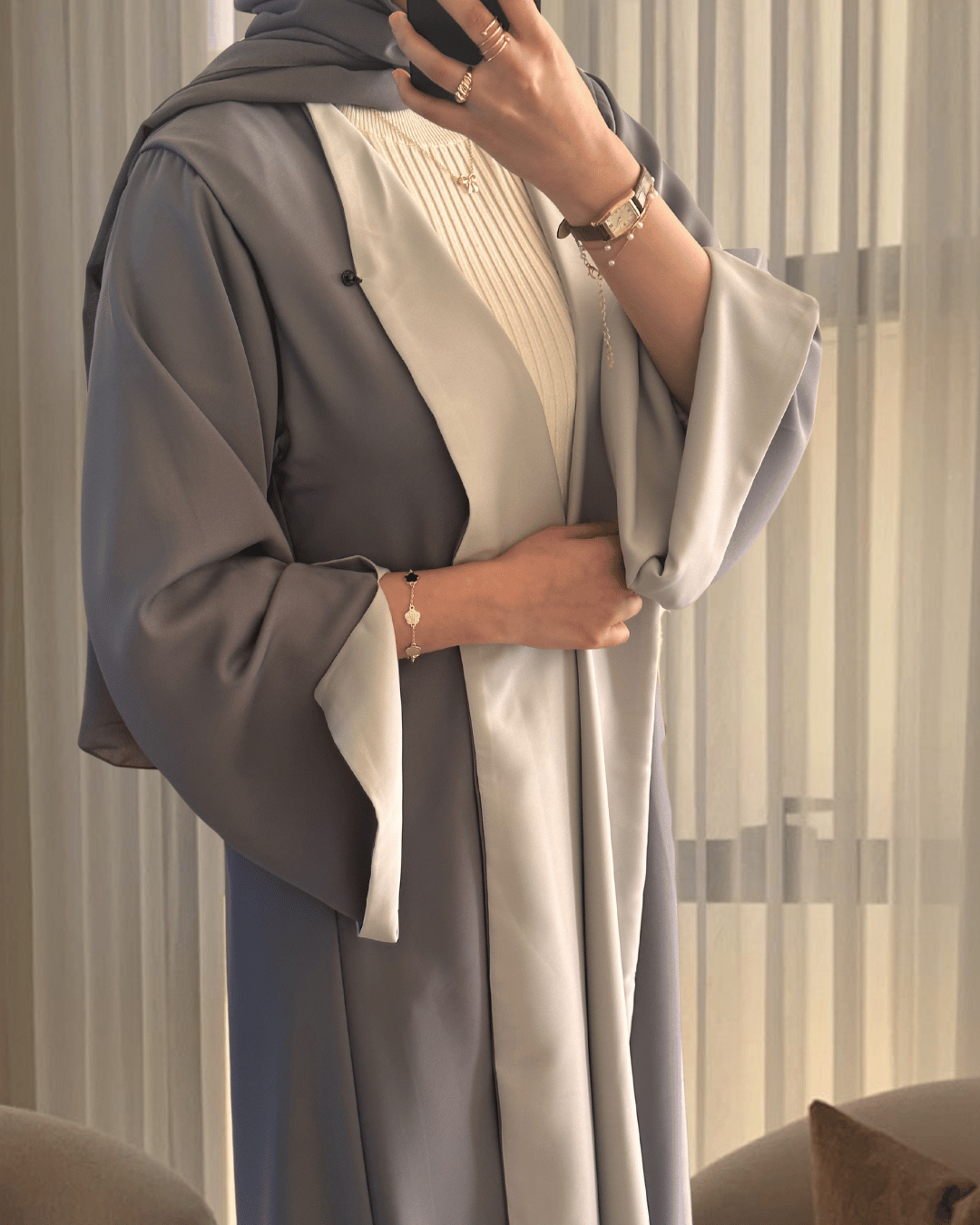 Huda Double-Sided Abaya