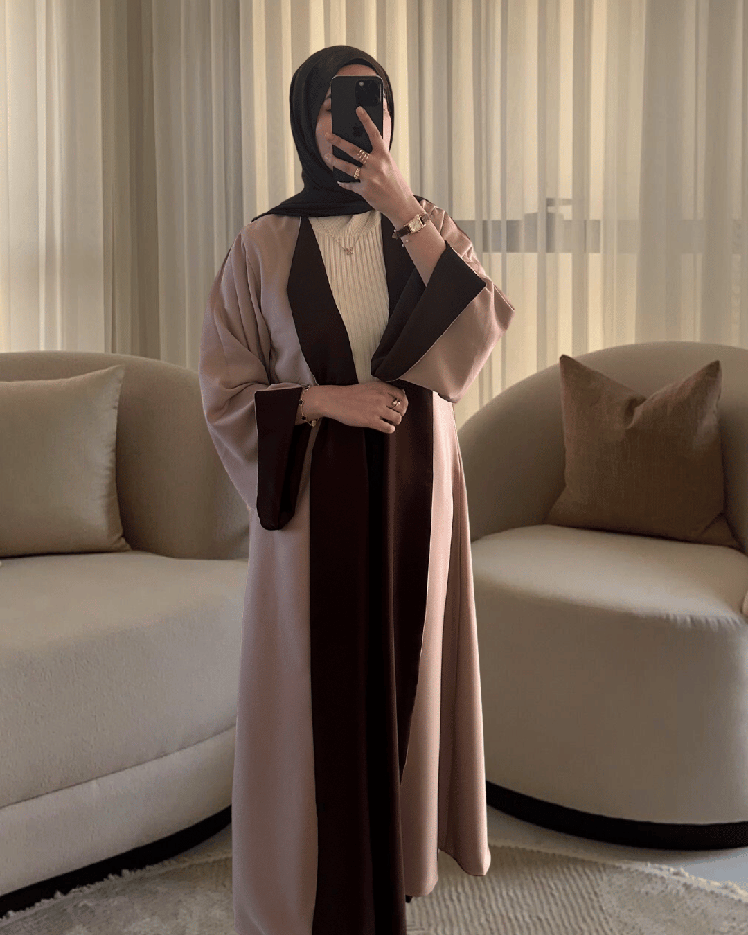 Basmah Double-Sided Abaya