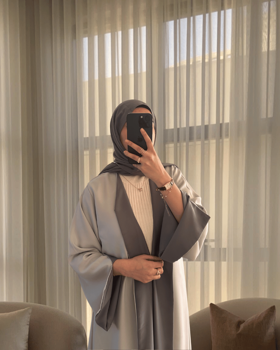 Huda Double-Sided Abaya