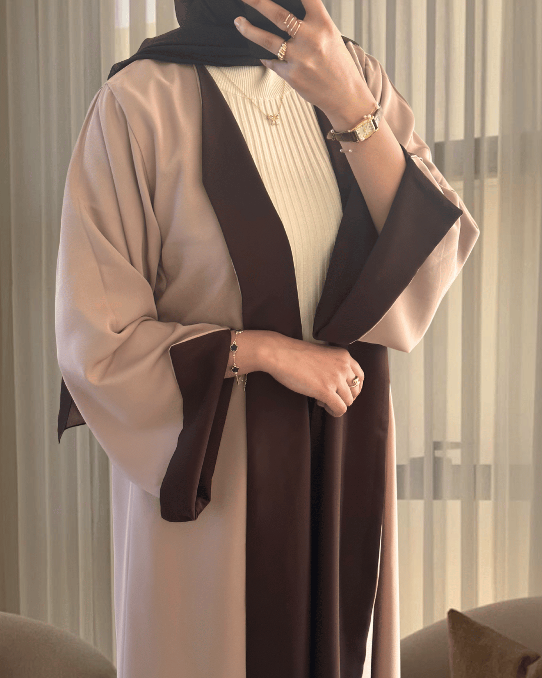 Basmah Double-Sided Abaya