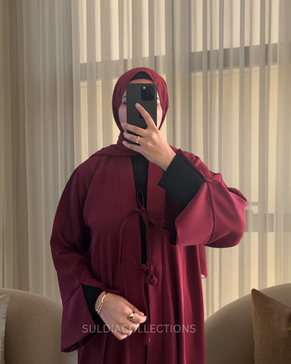 Cherry 2-Piece Abaya Set