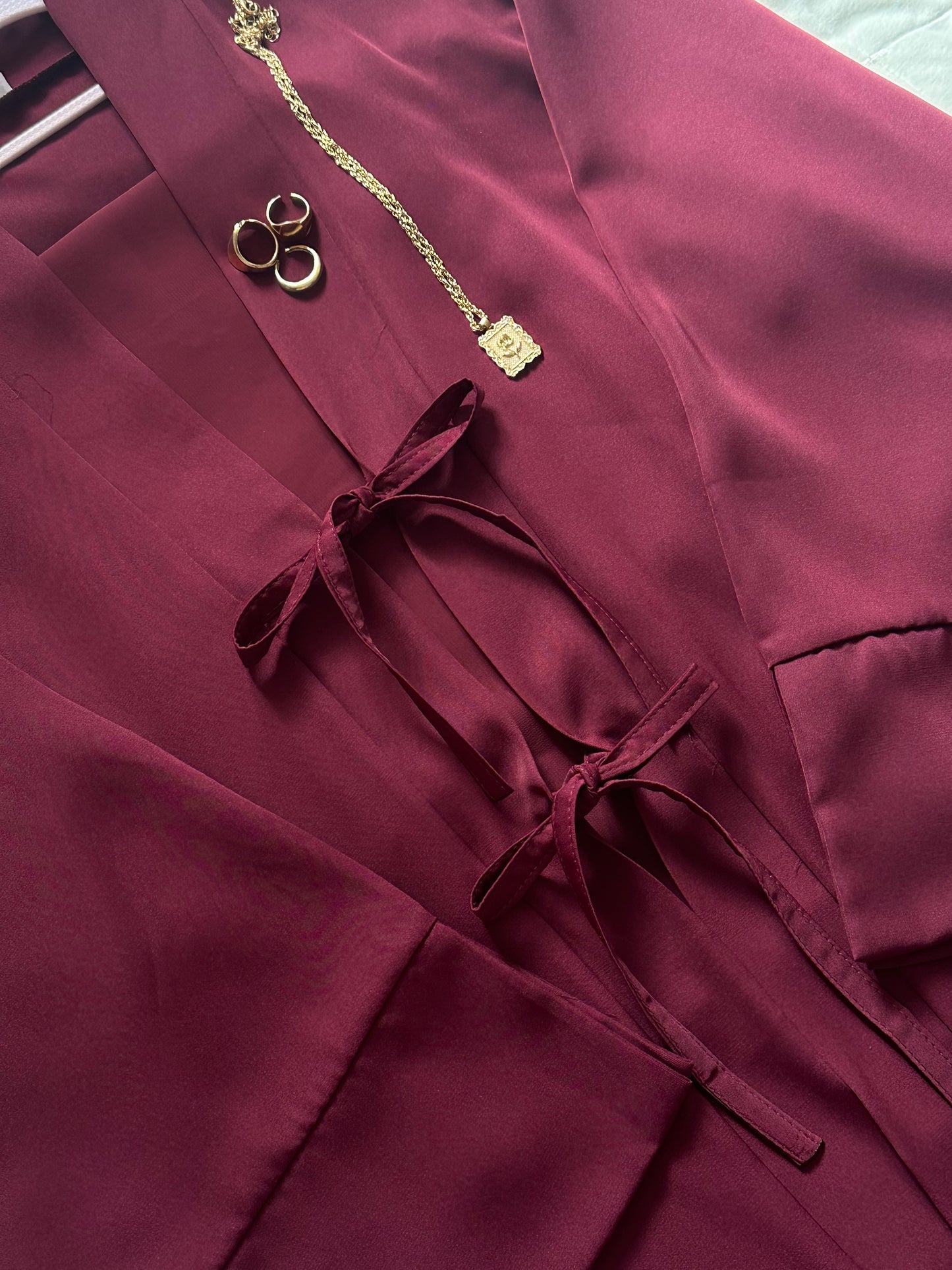Cherry 2-Piece Abaya Set