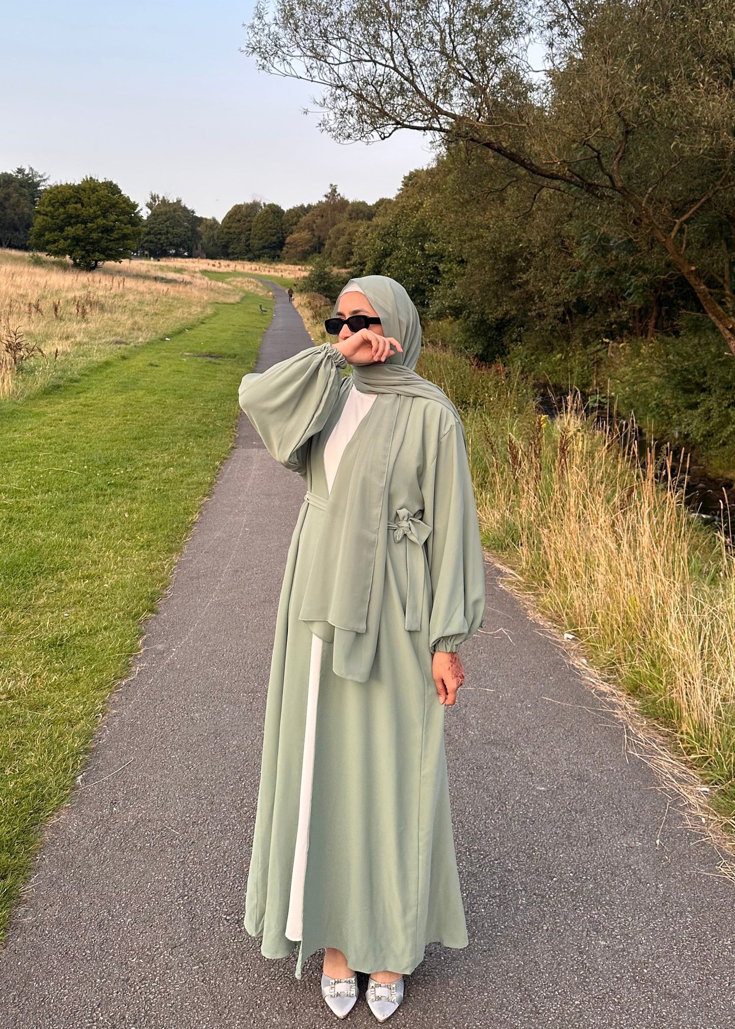 Ensemble abaya 4 pièces Sage