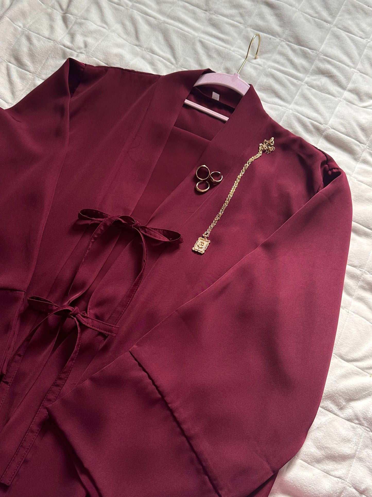 Cherry 2-Piece Abaya Set