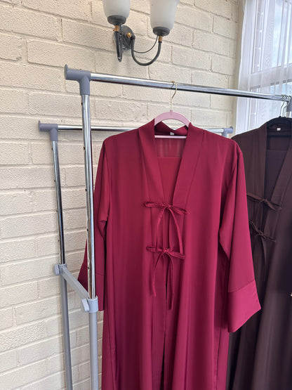 Cherry 2-Piece Abaya Set