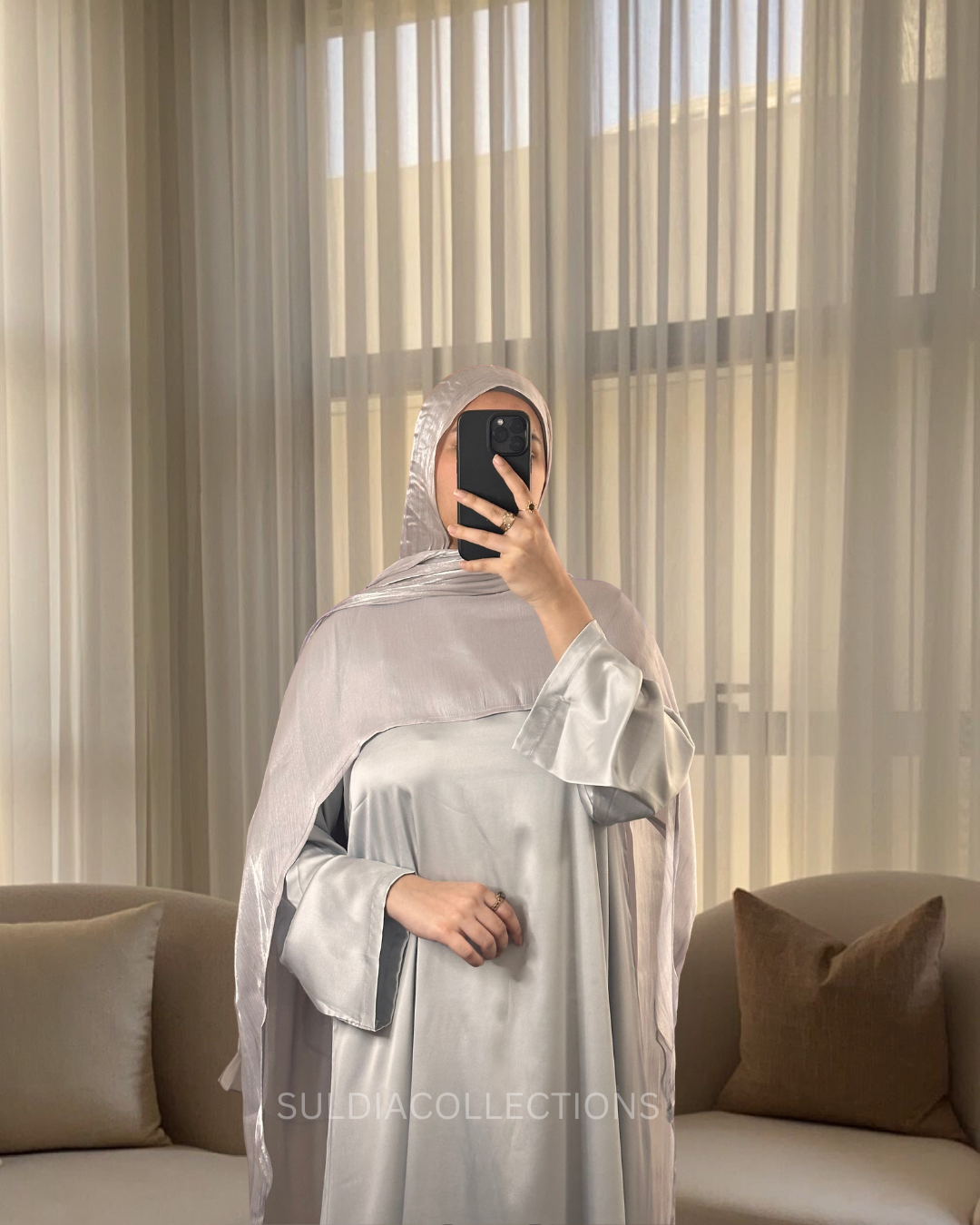Qamar Abaya set